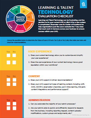 LearningTalentTechnologyEvaluationChecklist LearningTalentTechnologyEvaluationChecklist